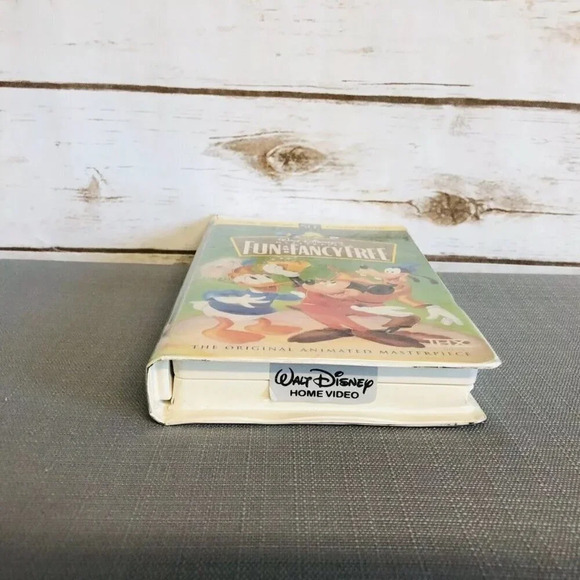 FUN AND FANCY FREE VHS Home Video Tape W. Disney Masterpiece 50th Anniversary - Picture 3 of 7